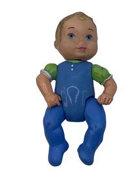 Fisher Price Loving Family Twin Time Blue Baby Boy Doll